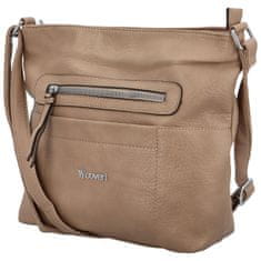 Coveri WORLD Trendová dámská koženková crossbody Amily, zemitá