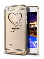 TopQ Kryt iPhone SE 2020 Sweet Heart zlatý 131267