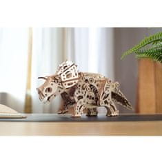 UGEARS 3D mechanický model - Dinosaurus Triceratops