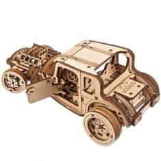 UGEARS 3D mechanický model - Auto Hot Rod Furious Mouse