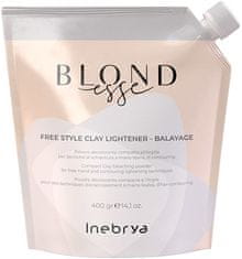 Inebrya Zesvětlující pudr na vlasy s neutrálními pigmenty a jílem Blondesse (Free Style Clay Lightener - Bay