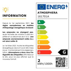 Intesi Kulová spirálová žárovka G95 E27 jantarové barvy