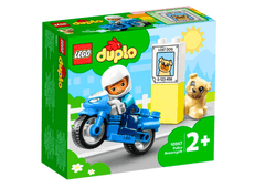 Lean-toys Stavebnice Lego Duplo Town Policejní Motorka 10967