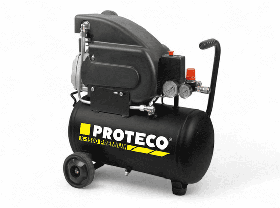 PROTECO 51.02-K-1500-P kompresor 1,5 kW PREMIUM, nádoba 24 L