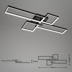 BRILONER BRILONER LED CCT rám 110 cm 40W 4400lm černá BRI 3014-015