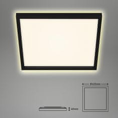 BRILONER BRILONER Svítidlo LED panel, 42,2 cm, 3000 lm, 22 W, černá BRI 7364-015