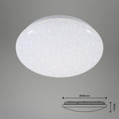 BRILONER BRILONER LED stropní svítidlo hvězdné nebe, pr. 39 cm, 18 W, bílé BRILO 3380-116