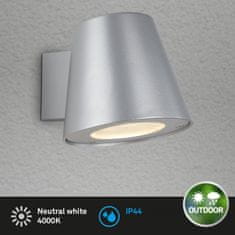 BRILONER BRILONER LED venkovní svítidlo, stříbrná, GU10/4,9W IP44 BRILO 3645-014