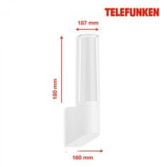 BRILONER BRILONER TELEFUNKEN LED venkovní svítidlo 33,2 cm 8W 850lm bílé TF 311306TF