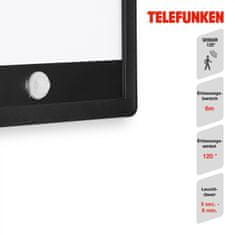 BRILONER BRILONER TELEFUNKEN LED venkovní svítidlo s čidlem 25 cm 15W 2000lm černá TF 313805TF