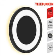 BRILONER BRILONER TELEFUNKEN přímé a nepřímé osvětlení LED venkovní nástěnné svítidlo pr. 28 cm černá 15W TF 315805TF