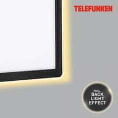 BRILONER BRILONER TELEFUNKEN LED venkovní nástěnné svítidlo 25 cm 15W 2000lm černá TF 313505TF