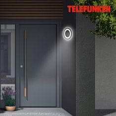 BRILONER BRILONER TELEFUNKEN přímé a nepřímé osvětlení LED venkovní nástěnné svítidlo pr. 28 cm černá 15W TF 315805TF