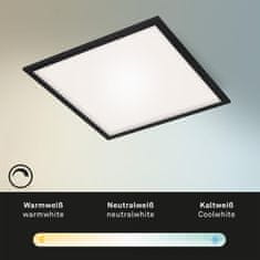 BRILONER BRILONER CCT svítidlo LED panel, 44,5 cm, 24 W, černá BRILO 7179-015