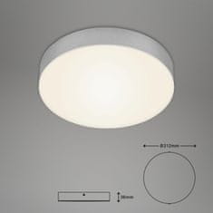 BRILONER BRILONER LED stropní svítidlo, pr. 21,2 cm, 16 W, stříbrná BRI 7065-014