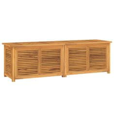 Vidaxl Zahradní úložný box s vložkou 175 x 50 x 55 cm masivní teak