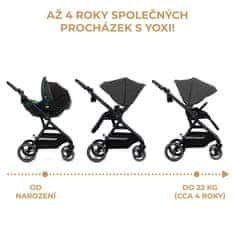 Kinderkraft SELECT Kočárek sportovní Yoxi Moonlight Grey