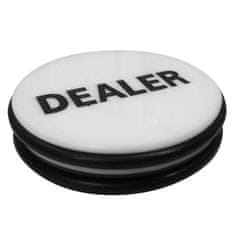 Lion Games & Gifts Dealer Button Poker Professional black&white