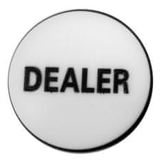 Lion Games & Gifts Dealer Button Poker Professional black&white