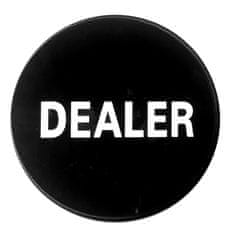 Lion Games & Gifts Dealer Button Poker Professional black&white