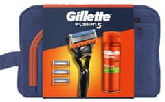 Gillette Dárková Sada: Fusion Holicí Strojek + Fusion gel 200 ml