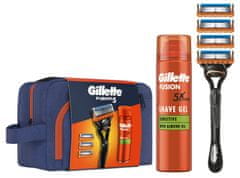 Gillette Dárková Sada: Fusion Holicí Strojek + Fusion gel 200 ml