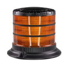 Stualarm LED maják, 12-24V, 24xLED oranžový, pevná montáž, ECE R65 (wl828fix)