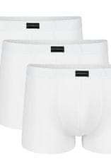 ATLANTIC Pánské boxerky 007 white 3 pack - Atlantic Bílá XXL