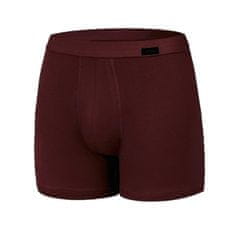 Cornette Pánské boxerky 220 Authentic claret - CORNETTE vínová S