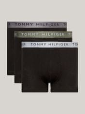 Tommy Hilfiger Pánské boxerky 3P TRUNK SHINE WB UM0UM03028 0UB černé - Tommy Hilfiger XL