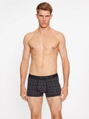 Emporio Armani Pánské boxerky 111389 3F506 29221 grafitové s potiskem - Emporio Armani L