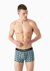 Emporio Armani Pánské boxerky 111389 3F504 26642 zelenomodré - Emporio Armani L