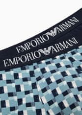 Emporio Armani Pánské boxerky 111389 3F504 26642 zelenomodré - Emporio Armani L