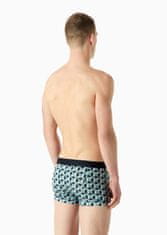 Emporio Armani Pánské boxerky 111389 3F504 26642 zelenomodré - Emporio Armani L