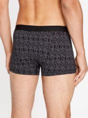 Emporio Armani Pánské boxerky 111389 3F506 29221 grafitové s potiskem - Emporio Armani L