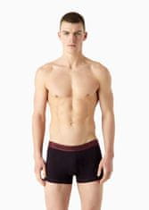 Emporio Armani Pánské boxerky 2PACK 111210 3F504 56636 vínové s potiskem - Emporio Armani L