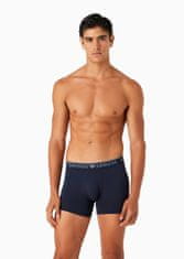 Emporio Armani Pánské boxerky 2PACK 111769 3F720 70835 tm. modré - Emporio Armani M