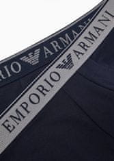 Emporio Armani Pánské boxerky 2PACK 111769 3F720 70835 tm. modré - Emporio Armani M