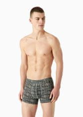 Emporio Armani Pánské boxerky 112074 3F508 03348 šedé se vzorem - Emporio Armani L