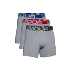 Under Armour Pánské boxerky 3pack 1363617 011 Šedá mix barev - Under Armour šedá-mix barev S/M