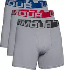 Under Armour Pánské boxerky 3pack 1363617 011 Šedá mix barev - Under Armour šedá-mix barev S/M