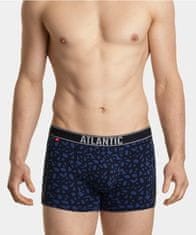 ATLANTIC Pánské boxerky Atlantic 3MH-173 A'3 S-2XL khaki-oranžová-grafitová L