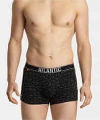 ATLANTIC Pánské boxerky Atlantic 3MH-173 A'3 S-2XL khaki-oranžová-grafitová L