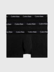 Calvin Klein Pánské boxerky 3 pack U2664G XWB černé - Calvin Klein černá XL