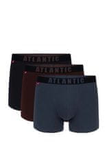 ATLANTIC Pánské boxerky 3 pack 011/02 - Atlantic vícebarevná XXL