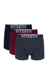 ATLANTIC Pánské boxerky 3 pack 011/01 - Atlantic vícebarevná M