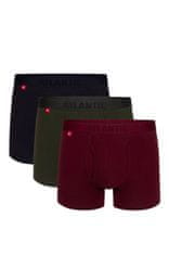 ATLANTIC Pánské boxerky 3 pack 184 mix - Atlantic vícebarevná XXL