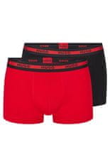 Hugo Boss Pánské boxerky 50469775 černočervené - Hugo Boss M