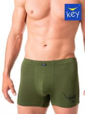 Key Pánské boxerky Key MXH 633 A24 M-2XL khaki L