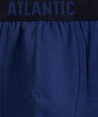 ATLANTIC Pánské boxerky Atlantic 5SMH-004/24 A'5 M-2XL černo-fialovo-modrá XL